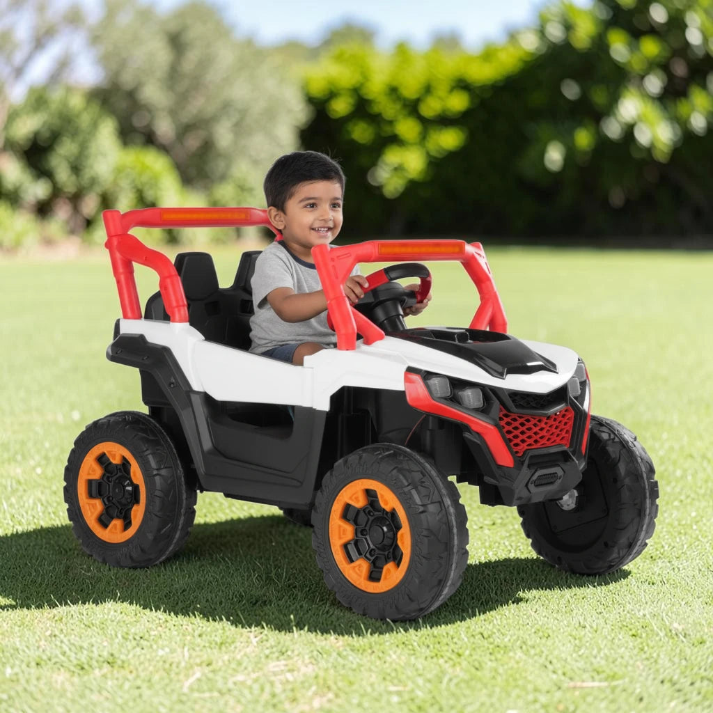 Toy House Polaris RZR Pro R UTV Ride-On Jeep for Kids J014-Red - Age 3+