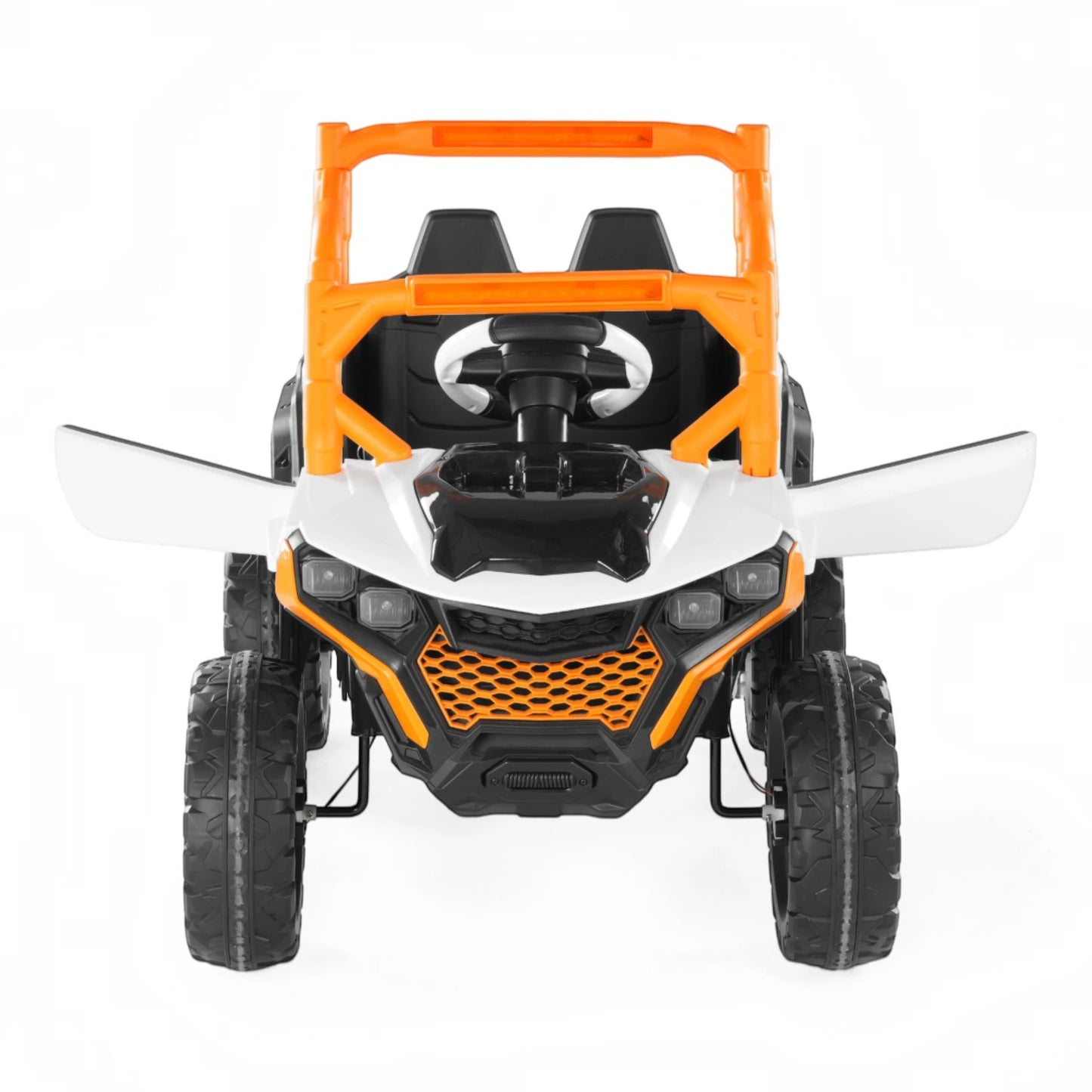 Toy House Polaris RZR Pro R UTV Ride-On Jeep for Kids J014-Orange - Age 3+