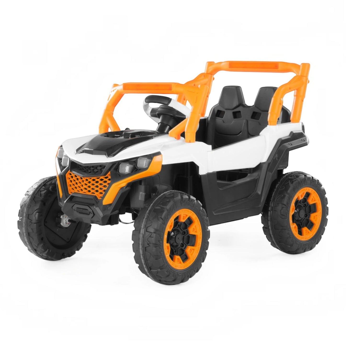 Toy House Polaris RZR Pro R UTV Ride-On Jeep for Kids J014-Orange - Age 3+