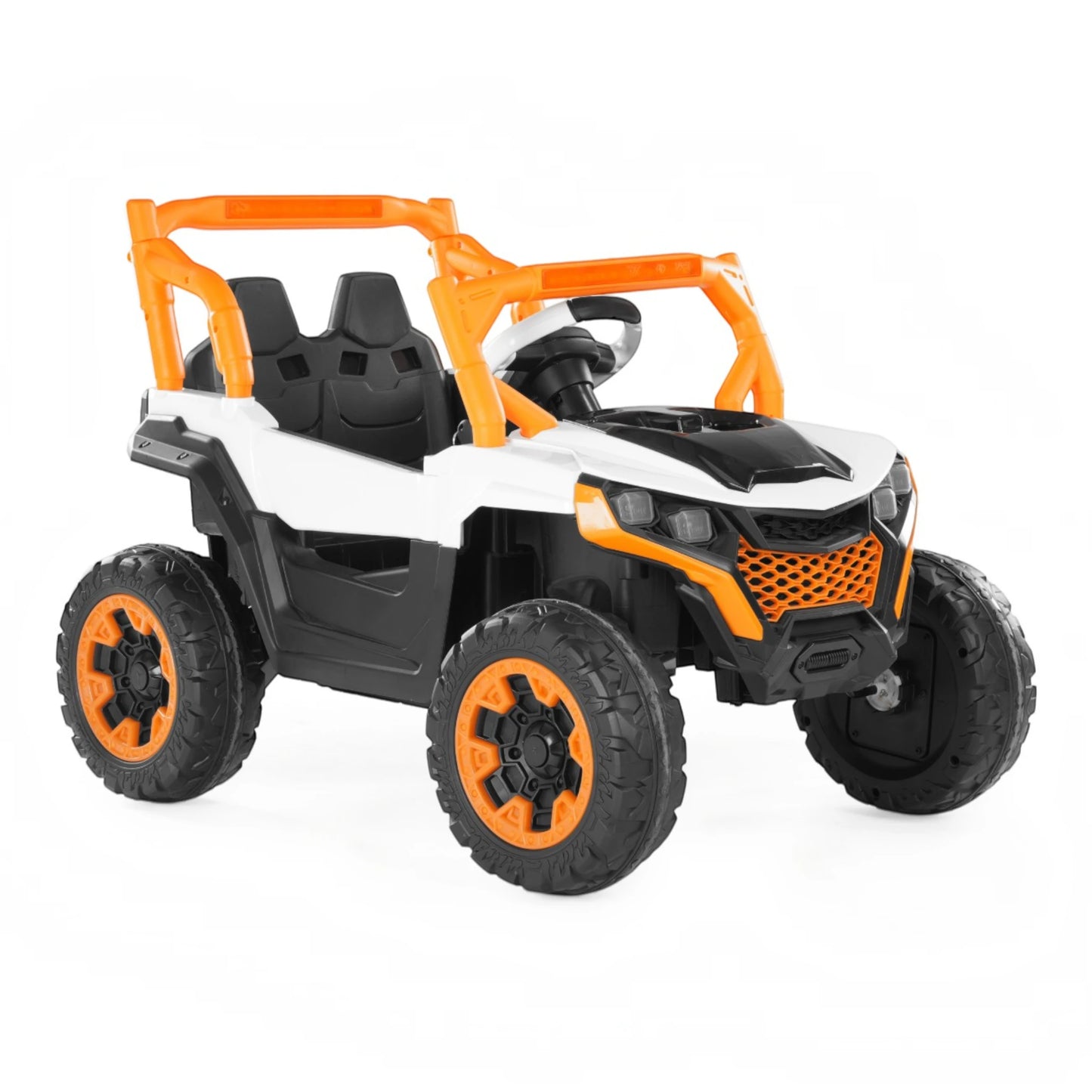 Toy House Polaris RZR Pro R UTV Ride-On Jeep for Kids J014-Orange - Age 3+