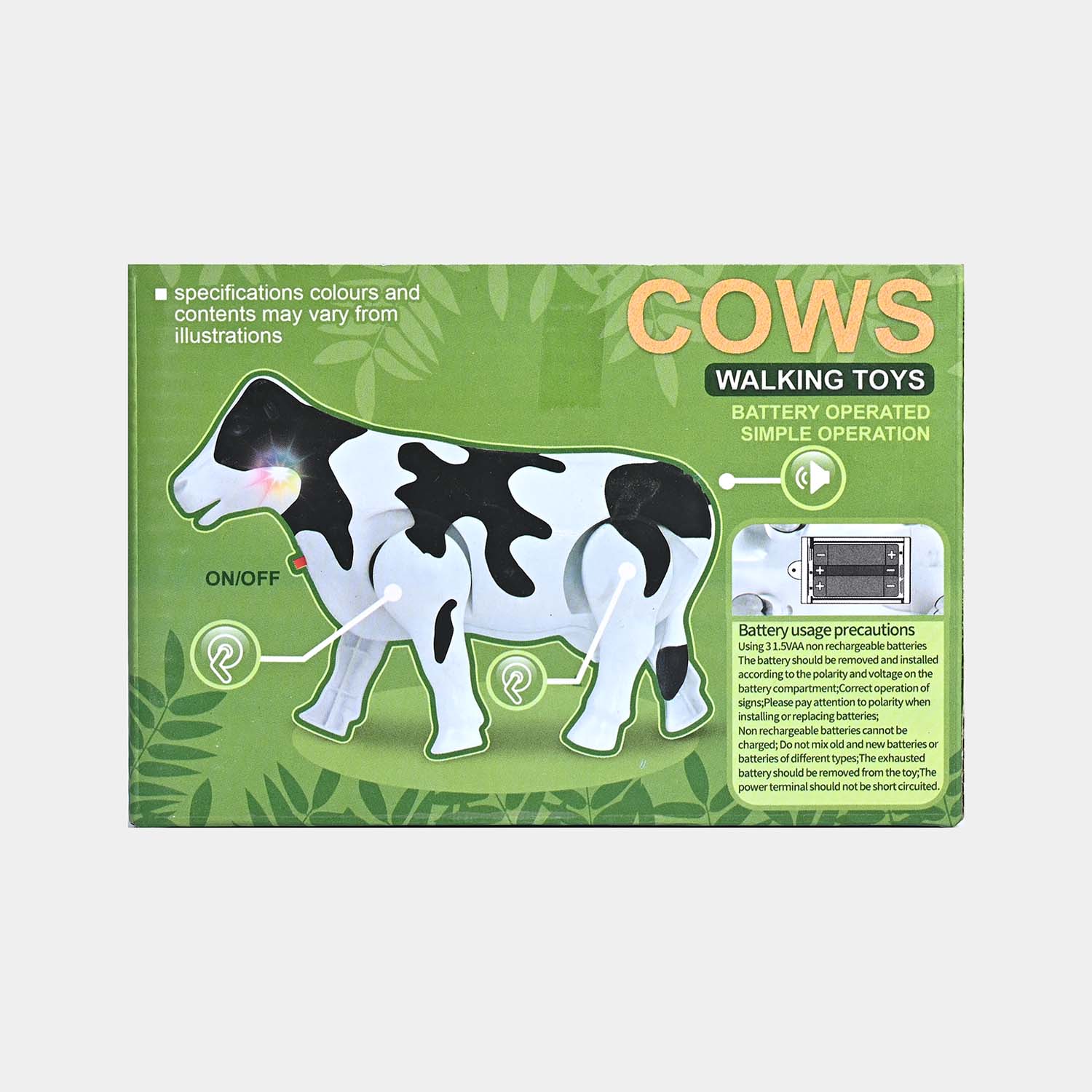 Interactive Walking Milk Cow Toy with Lights, Music, and Fun for Kids