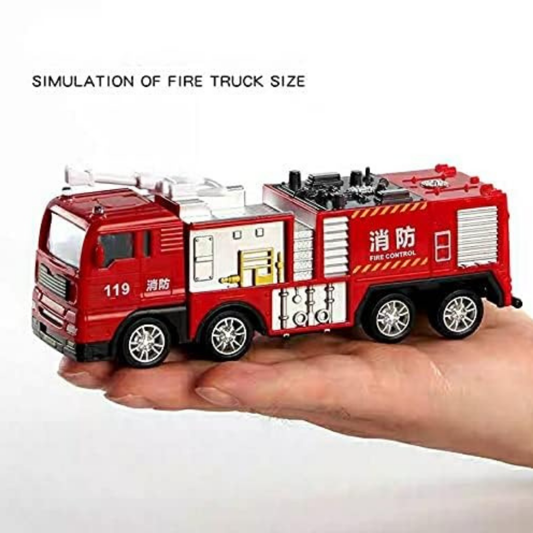 Die Cast Model Fire Engine Truck Toy for Kids