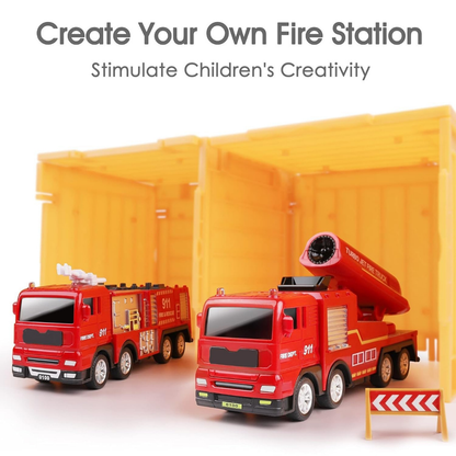 Die Cast Model Fire Engine Truck Toy for Kids