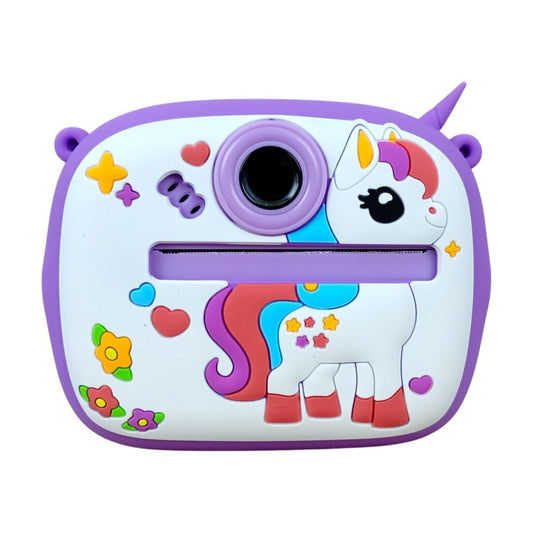 TIPTOP Toys Kids Digital Instant Print Camera with Unicorn Silicon Case