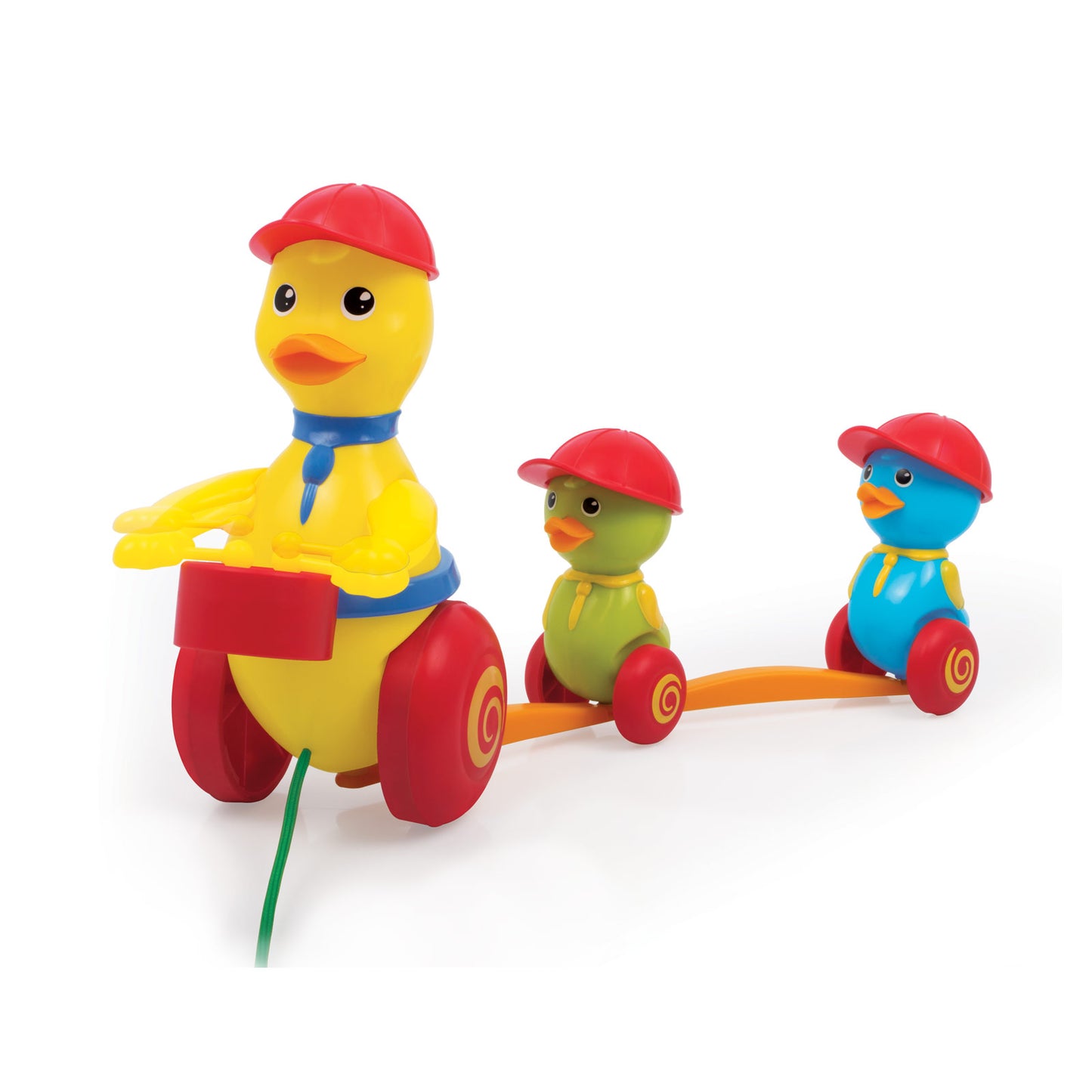 Funskool Colorful Duck Parade Pull-Along Toy Train Puzzle for Toddlers