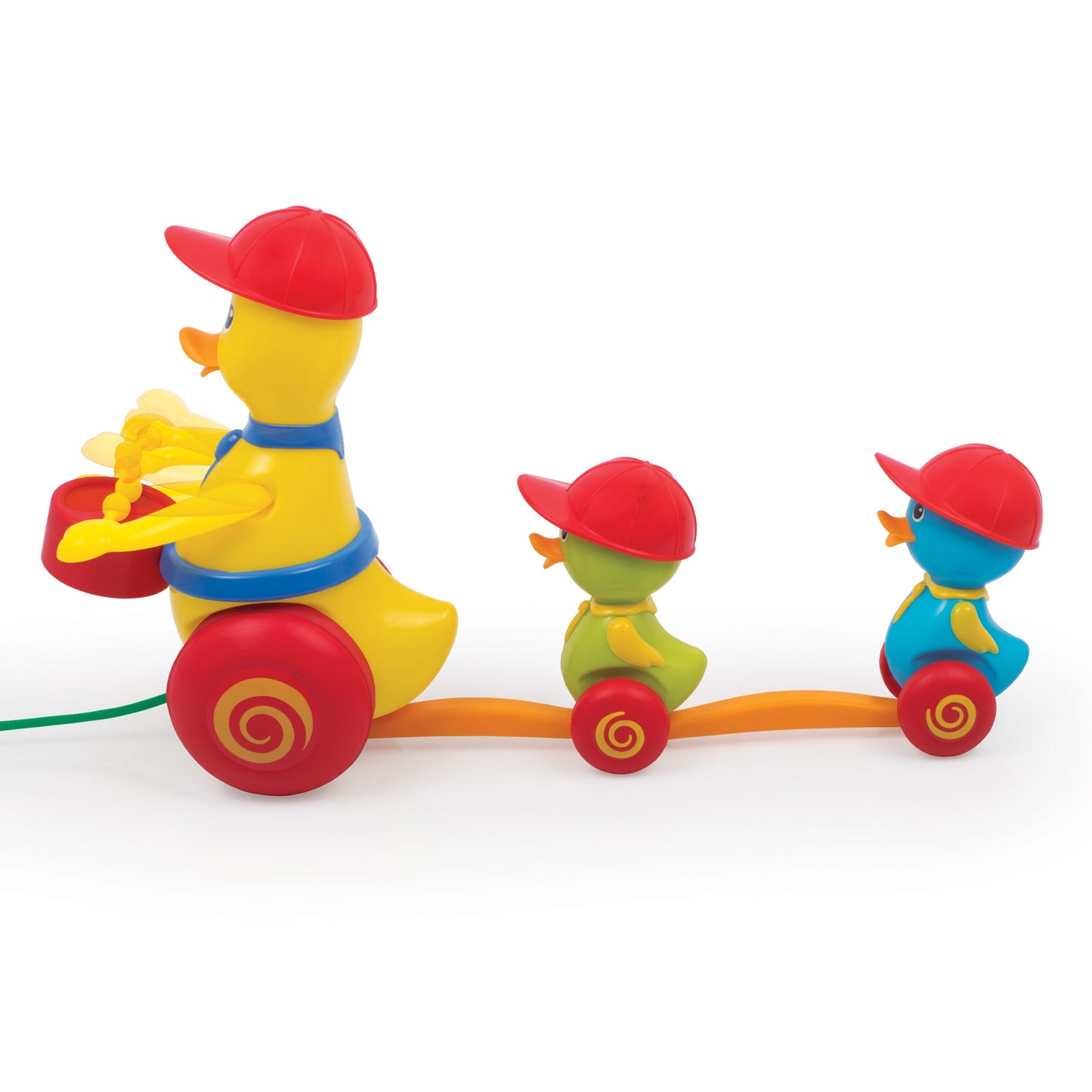 Funskool Colorful Duck Parade Pull-Along Toy Train Puzzle for Toddlers