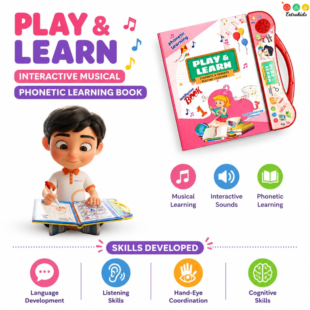 Extrokids Play And Learn Intelligence Book Toy EKT3217