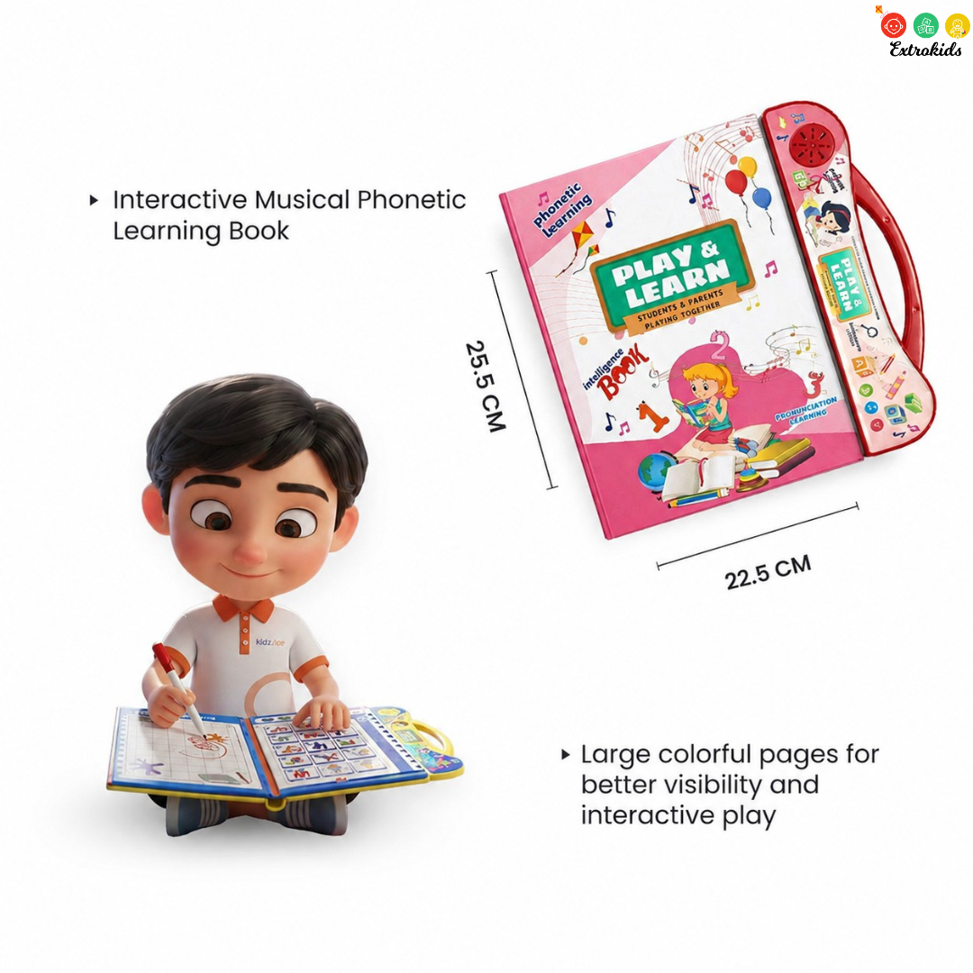 Extrokids Play And Learn Intelligence Book Toy EKT3217