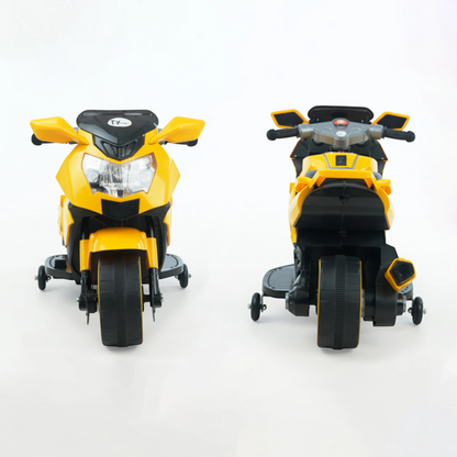 Toy House Mini Ninja Ride-On Bike for Kids - Age 2 to 4 - B005-Yellow