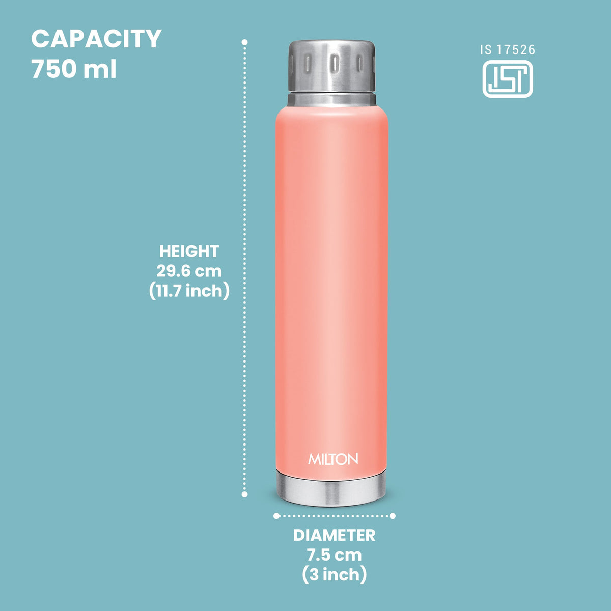 Milton Elfin Thermosteel Insulated Water Bottle