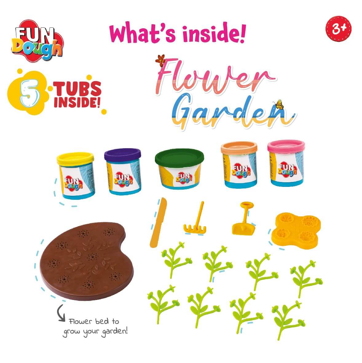 Kids' DIY Flower Garden Kit: Grow Your Own Roses, Sunflowers, Daisies, Dahlias