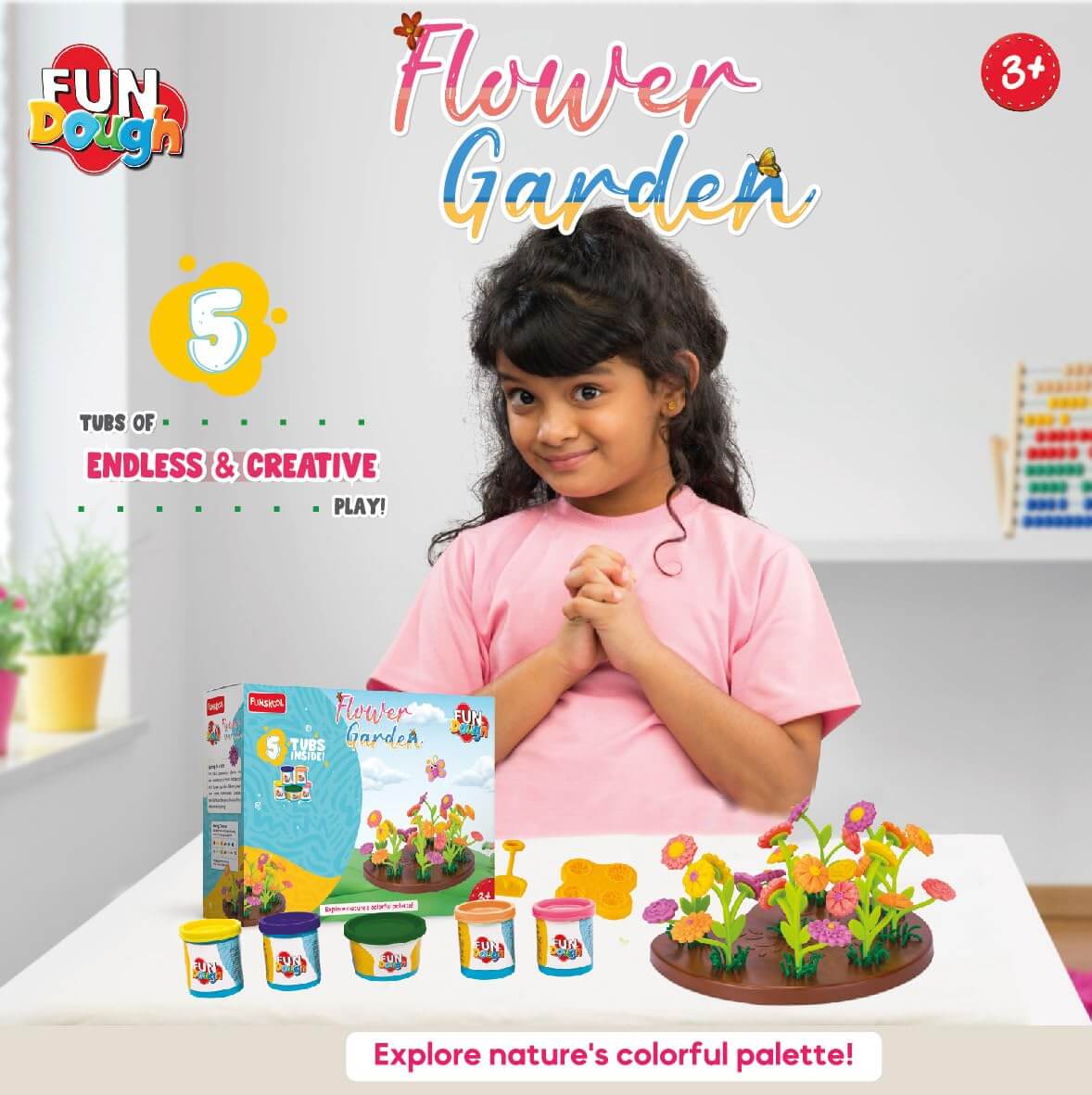 Kids' DIY Flower Garden Kit: Grow Your Own Roses, Sunflowers, Daisies, Dahlias