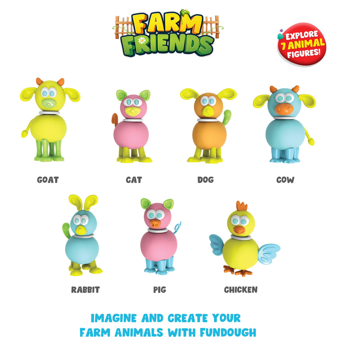 Funskool Farm Friends Dough Set