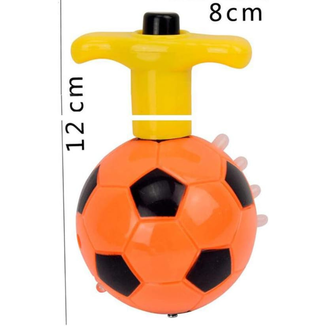 Flash Light Football Gyro Spinning Top