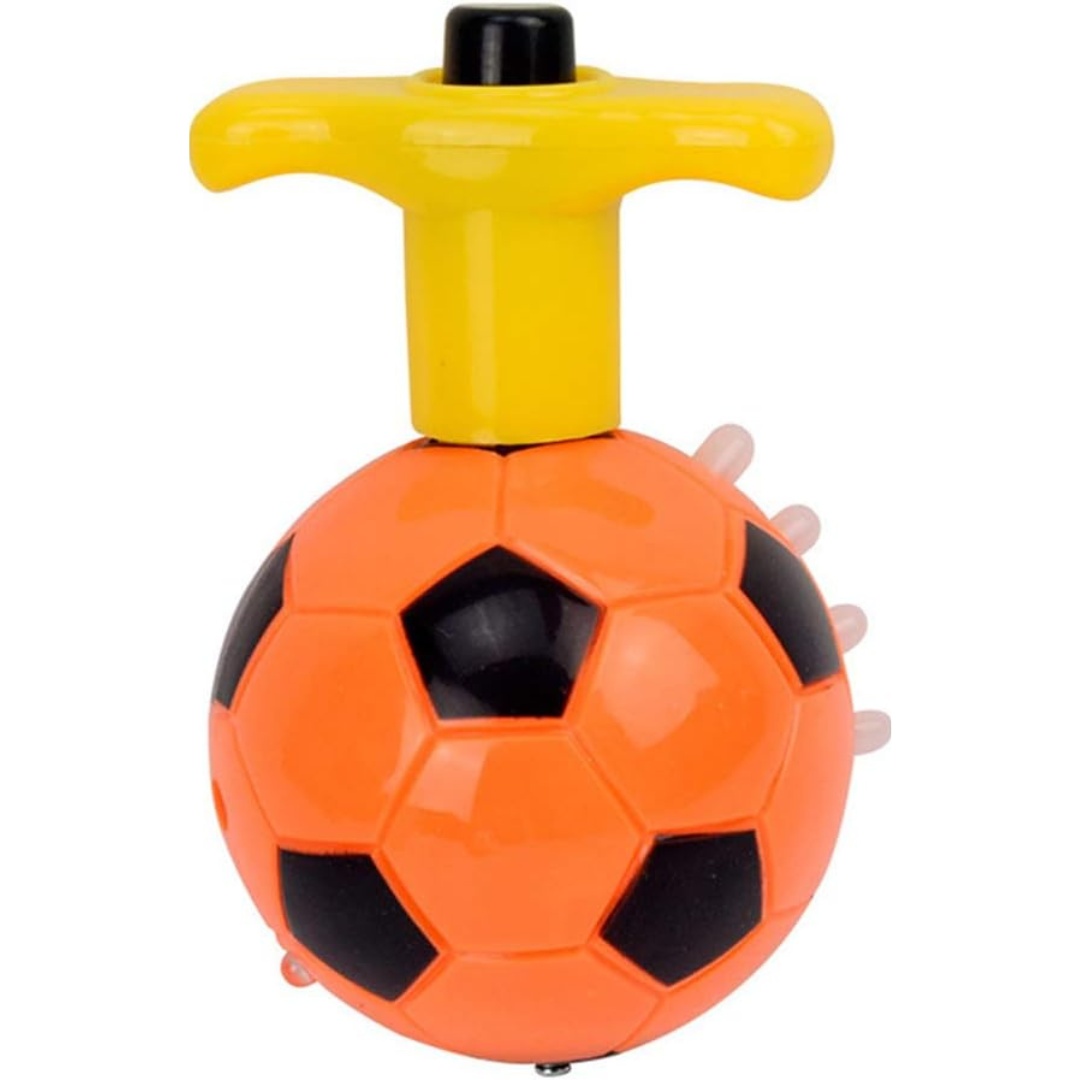Flash Light Football Gyro Spinning Top