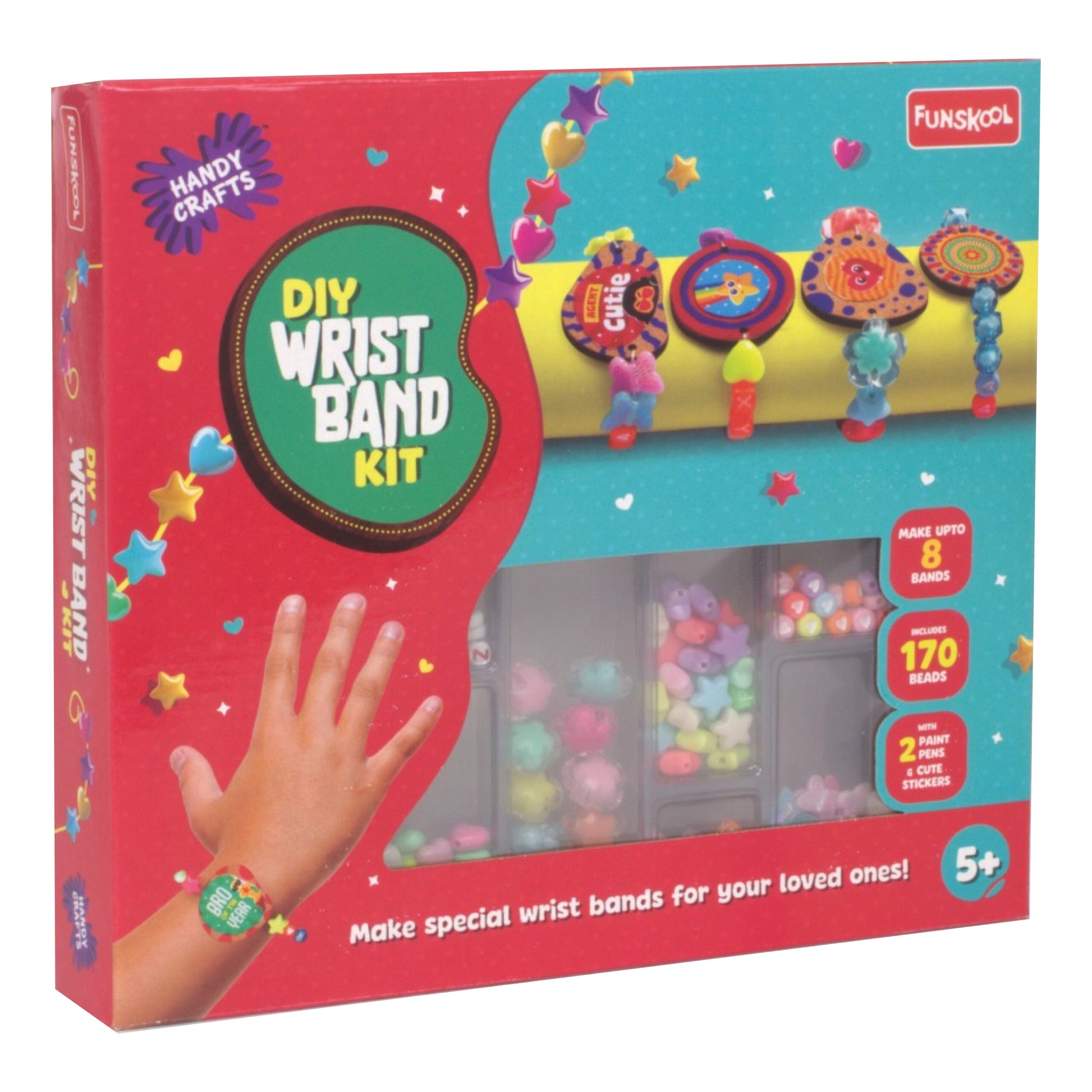 Fun DIY Wrist Band Kit: Craft Unique Bracelets, Personalized Gifts & Friendship Charms