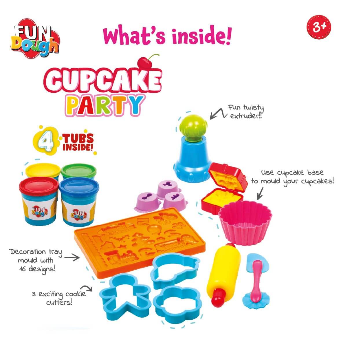Fun Dough Cupcake & Cookie | Cutters Detail