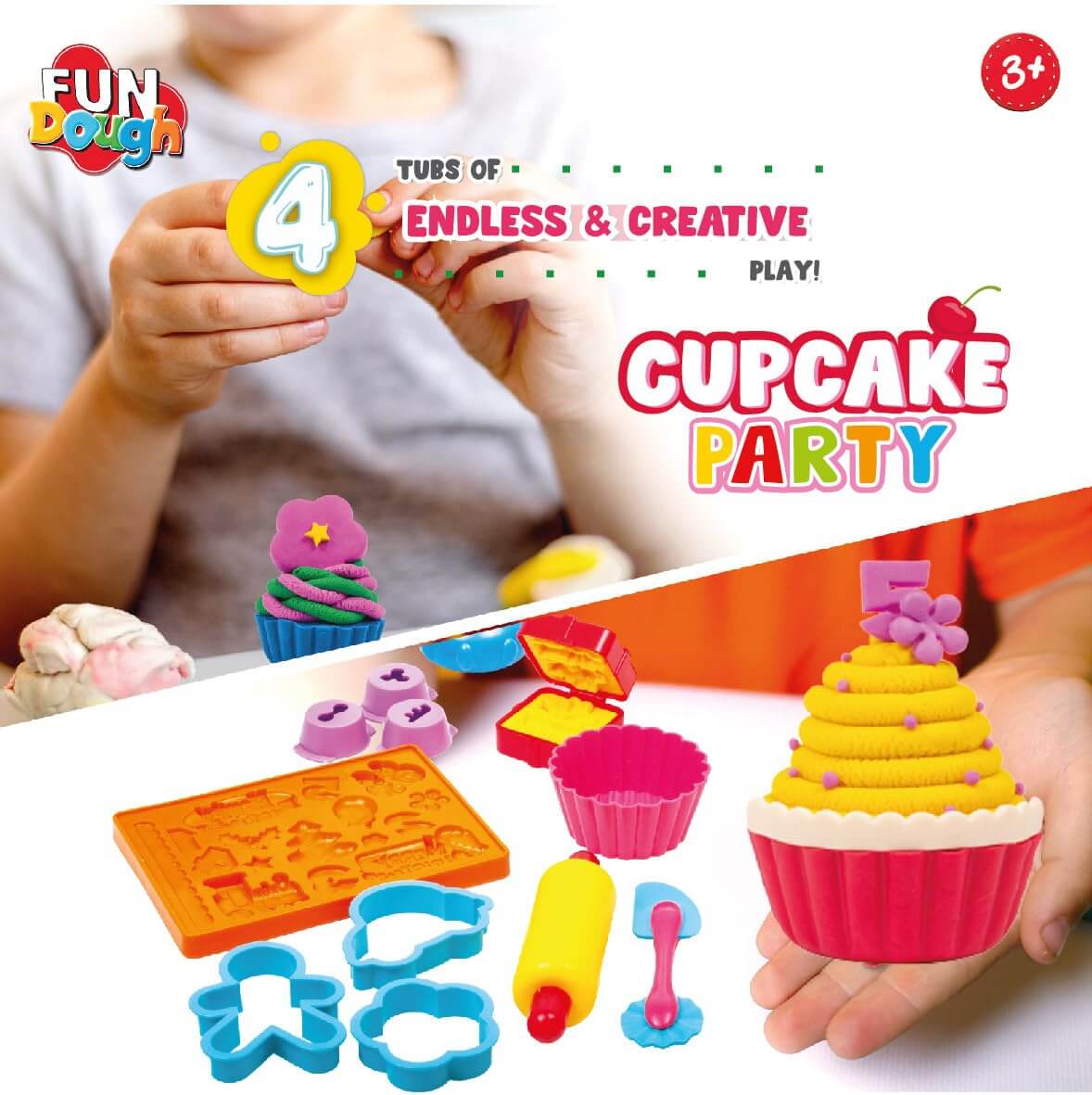 Fun Dough Cupcake & Cookie | Shapes Detail