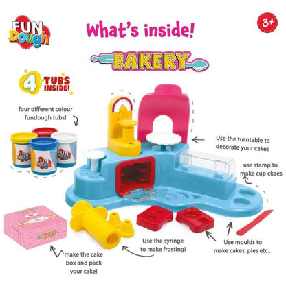 Fundough Deluxe Creative Bakery Play Set - Dough Fondant Icing Extruder Kit