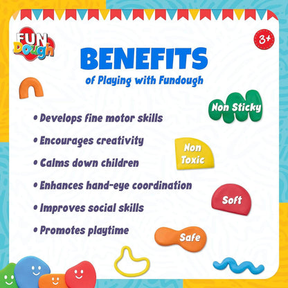 Fundough Jumbo Play Dough Pack | Texture Detail