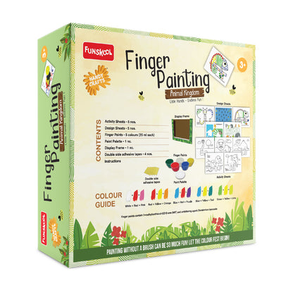Funskool Finger Painting Set | Paints Detail