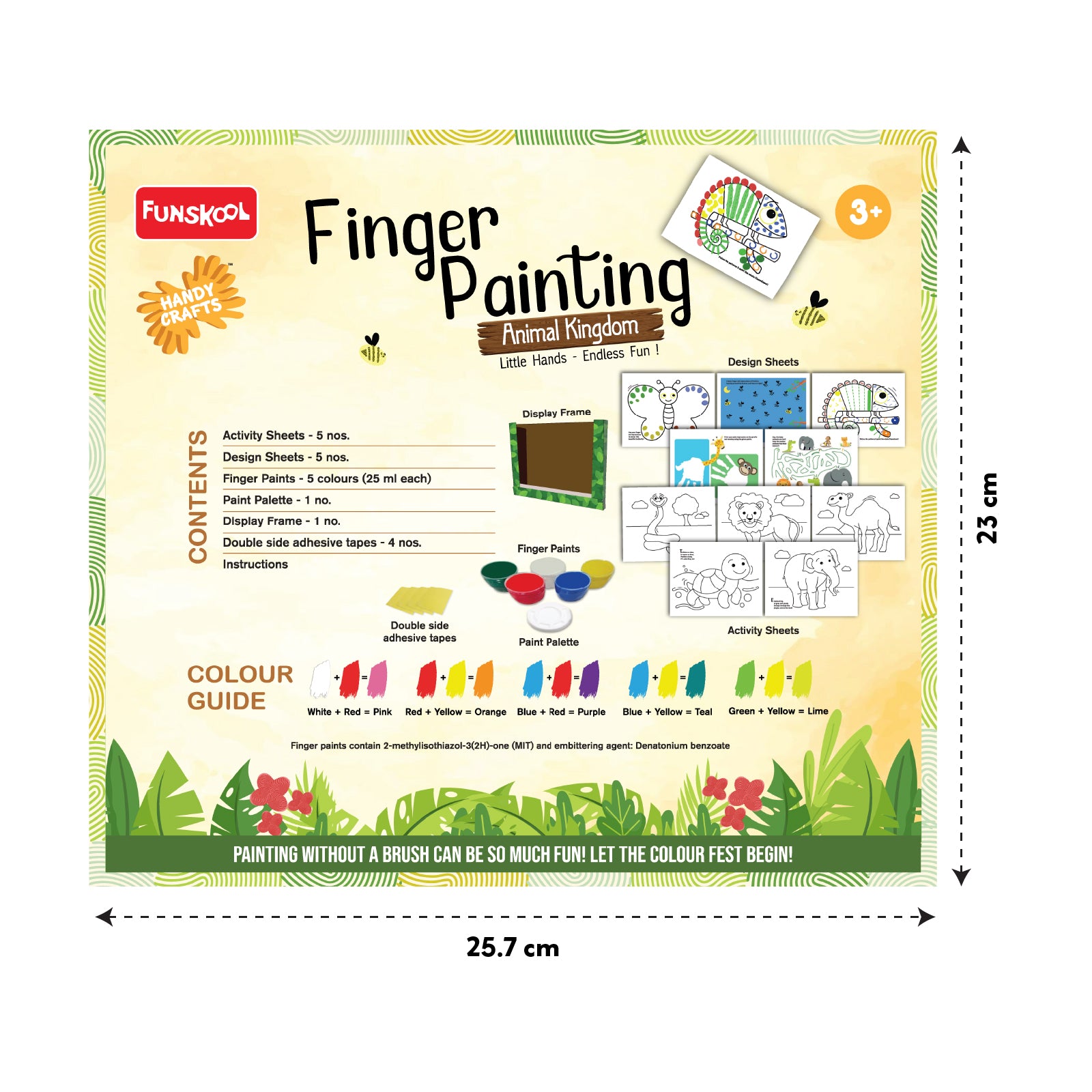 Funskool Finger Painting Set | Full Set View
