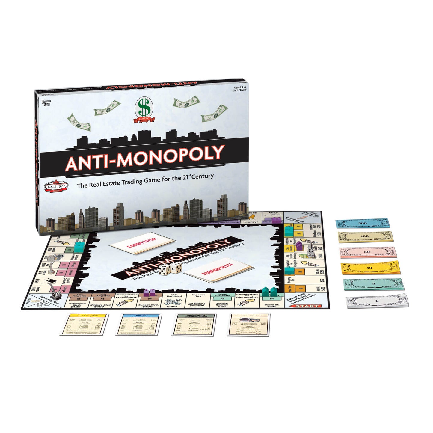Funskool Anti-Monopoly | Game Pieces Detail
