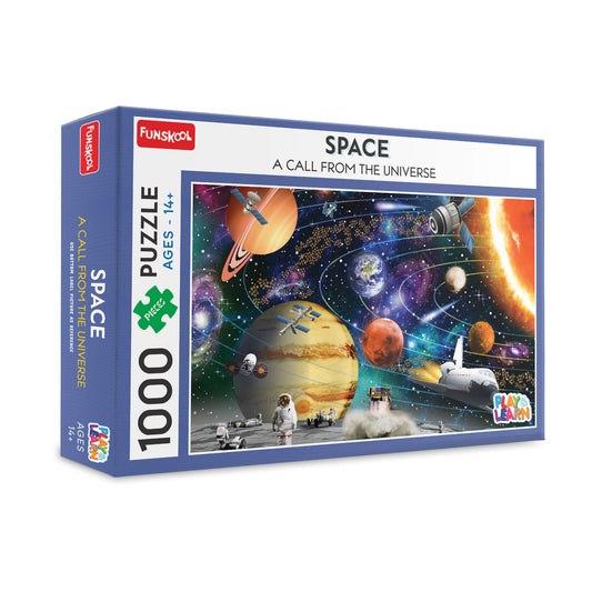 Funskool Challenging Space Exploration 1000 Piece Jigsaw Puzzle for Adults Kids