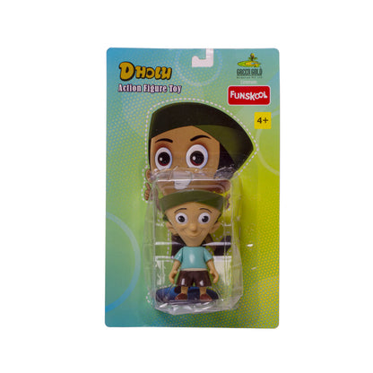 Funskool Chhota Bheem Dholu Action Figure Toy, Non-Toxic, Child-Safe Adventure Playtime