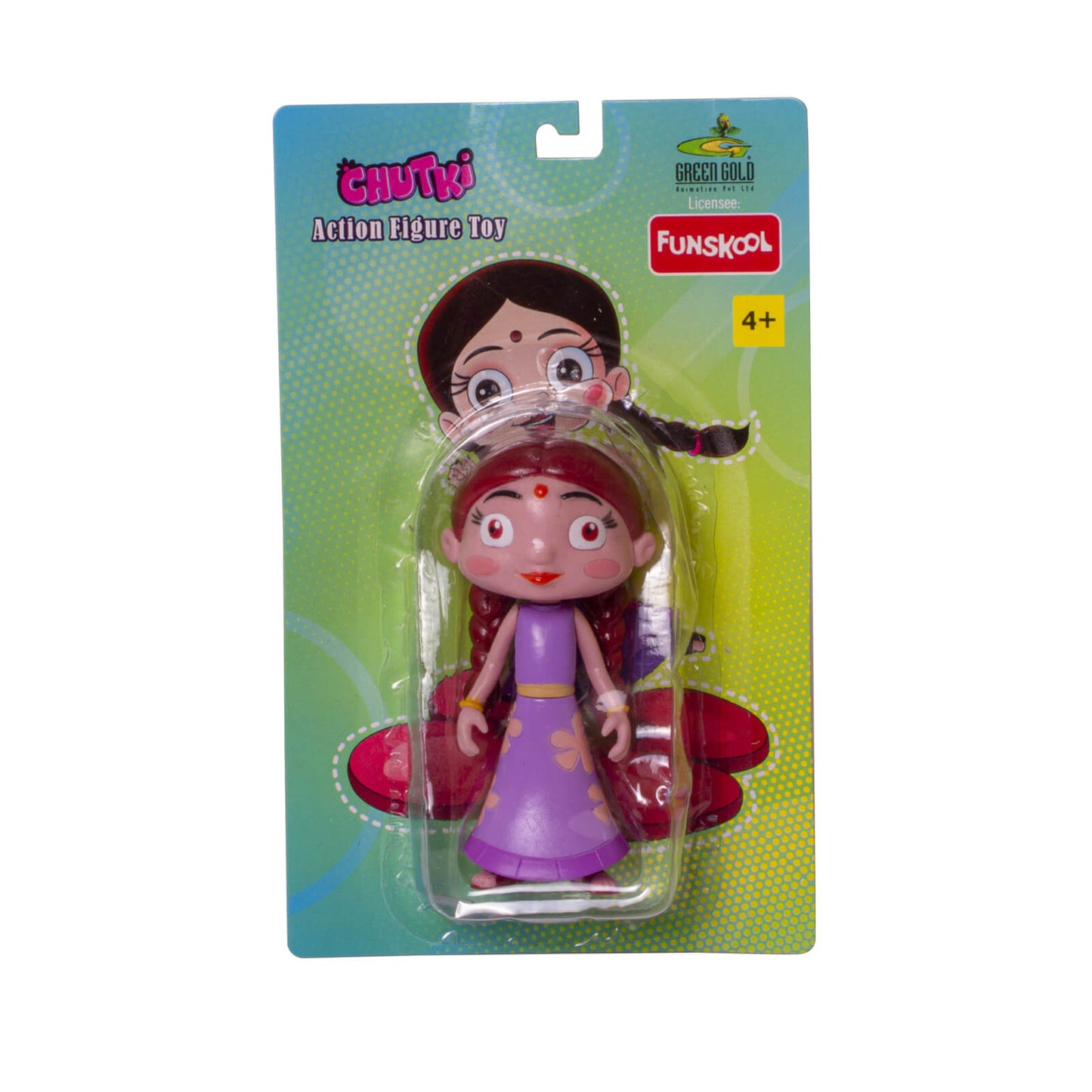 Funskool Chutki Beloved Cartoon Character Action Figure Toy, Durable Non-Toxic Kids Play