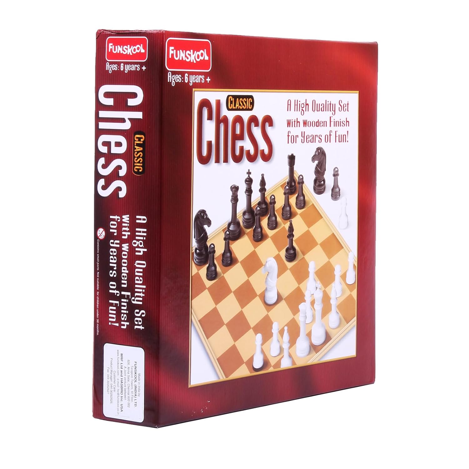 Funskool Classic Chess Board Game Set - Strategic Fun for All Ages ...