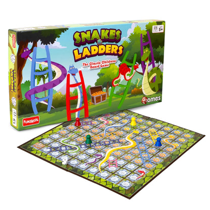 Funskool Classic Snakes and Ladders Educational Strategy Board Game for Families