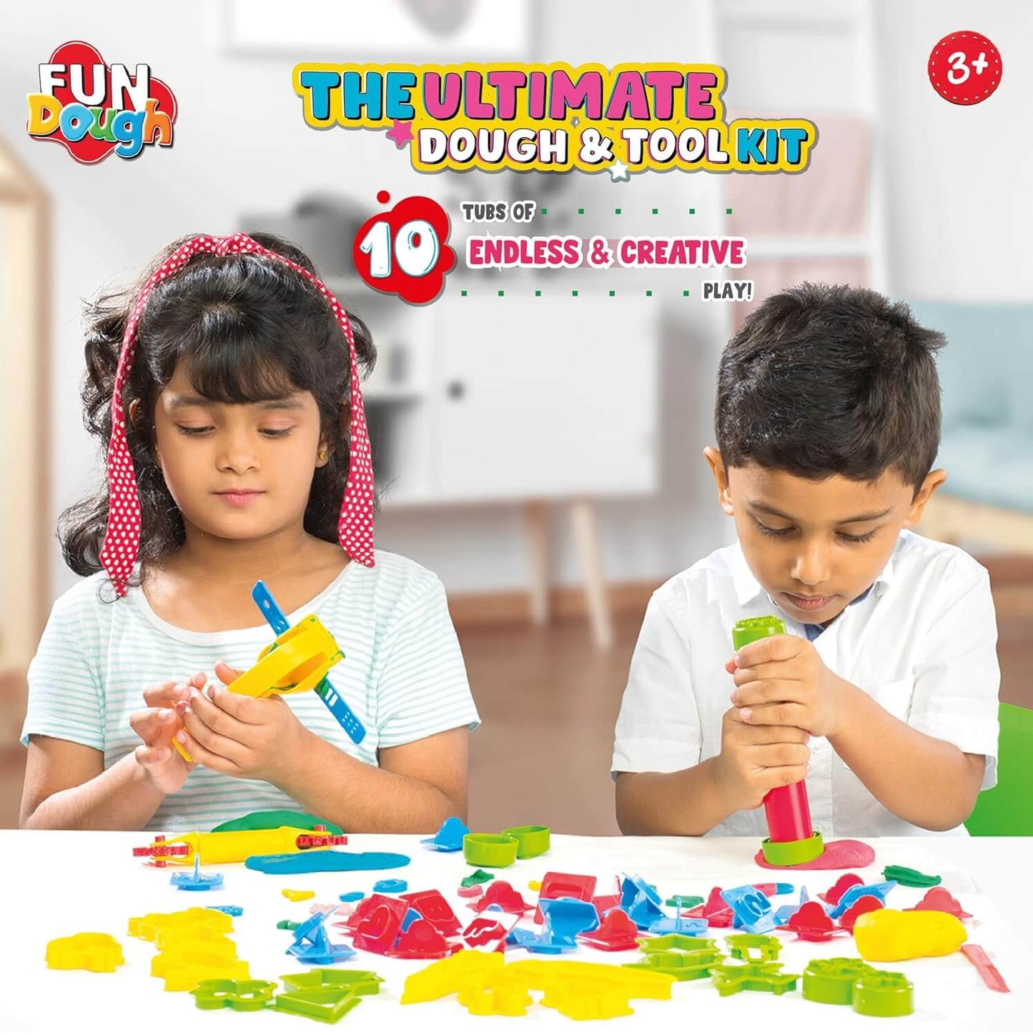 Funskool Fun Dough Tool Kit | Child Playing