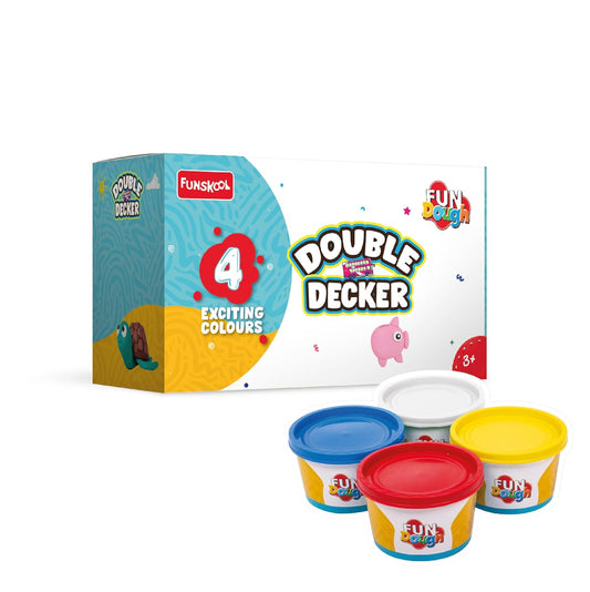Funskool Fundough Double Decker Creative Modelling Clay Set for Kids