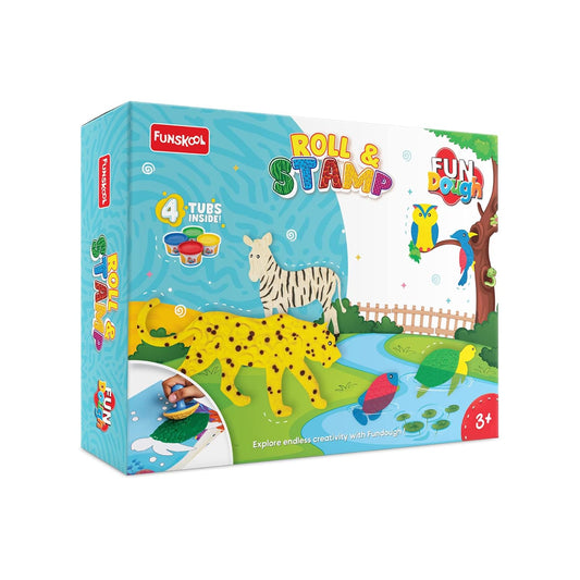 Funskool Fundough Roll and Stamp Creative Dough Sculpting Playset