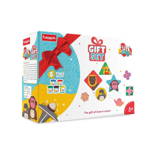 Funskool Fundough Ultimate Gift Set: 5 Tubs, 12 Cutters, Extruder Fun