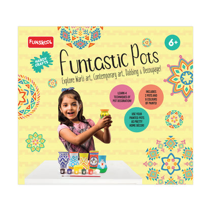 Funskool Funtastic Pots Multi-Colour Plastic Creative Toy Play Set