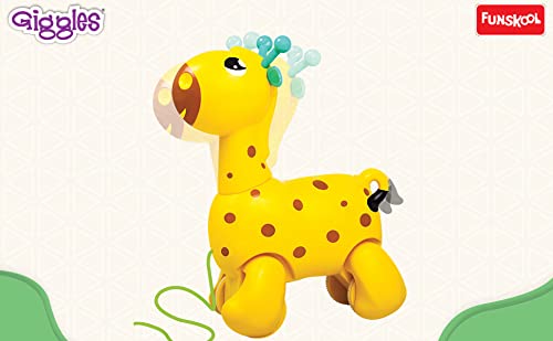 Funskool Giggles Nico The Giraffe Toddler Pull Along Walking Toy