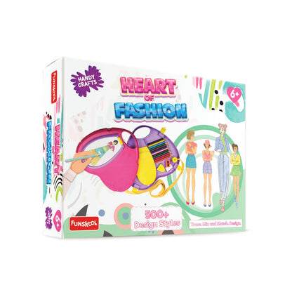 Funskool Handy Crafts Creative DIY Heart Of Fashion Design Kit For Young Fashionistas