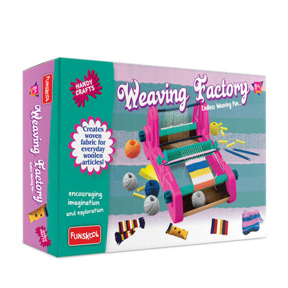 Funskool Handycrafts Weaving Factory DIY Loom Kit for Children