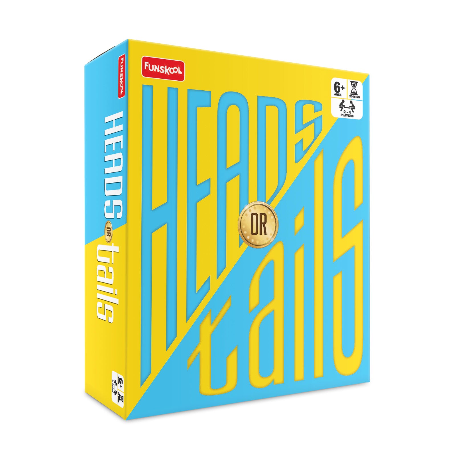 Funskool Heads or Tails Board Game | Family Coin Tossing Game