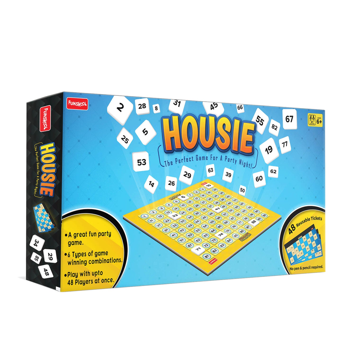Funskool Housie First 100 Numbers Family Bingo Party Game
