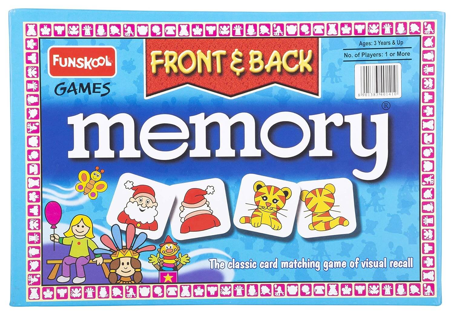 Funskool India Memory Front & Back Card Game: Visual Recall Challenge Kids