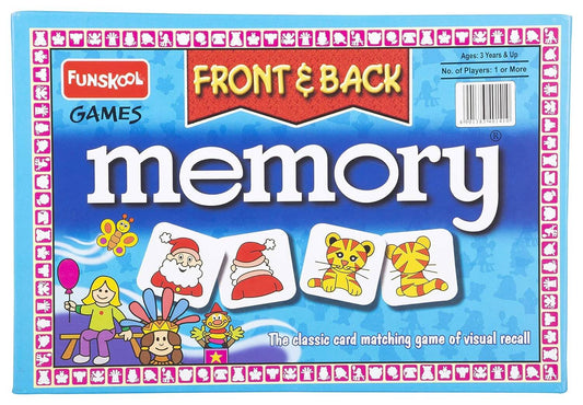 Funskool India Memory Front & Back Card Game: Visual Recall Challenge Kids