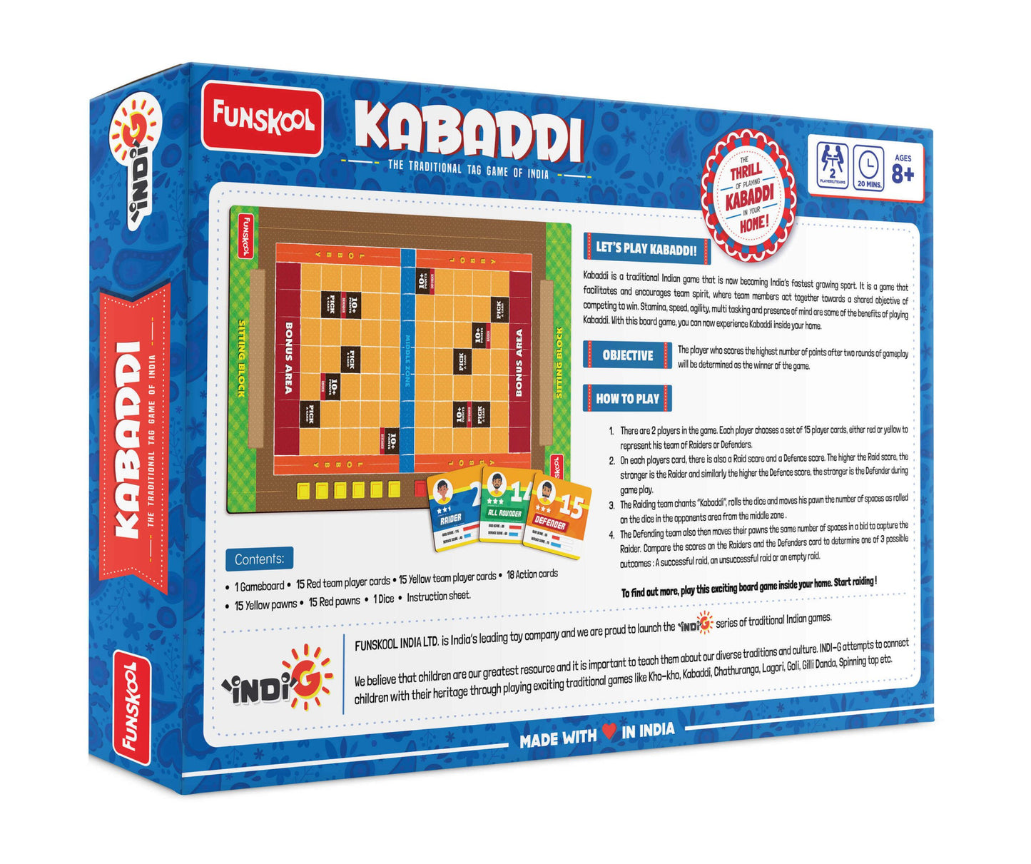 Funskool Kabaddi Board Game | Board Detail