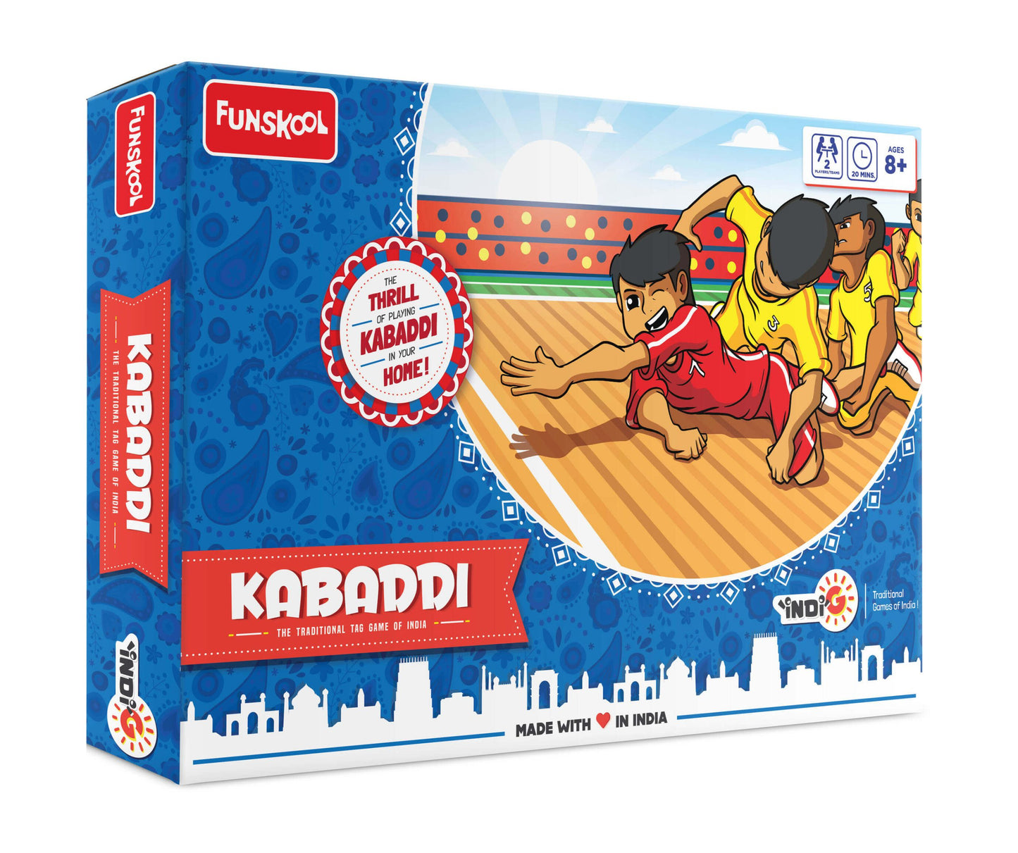 Funskool Kabaddi Board Game | Team Spirit Stamina Agility