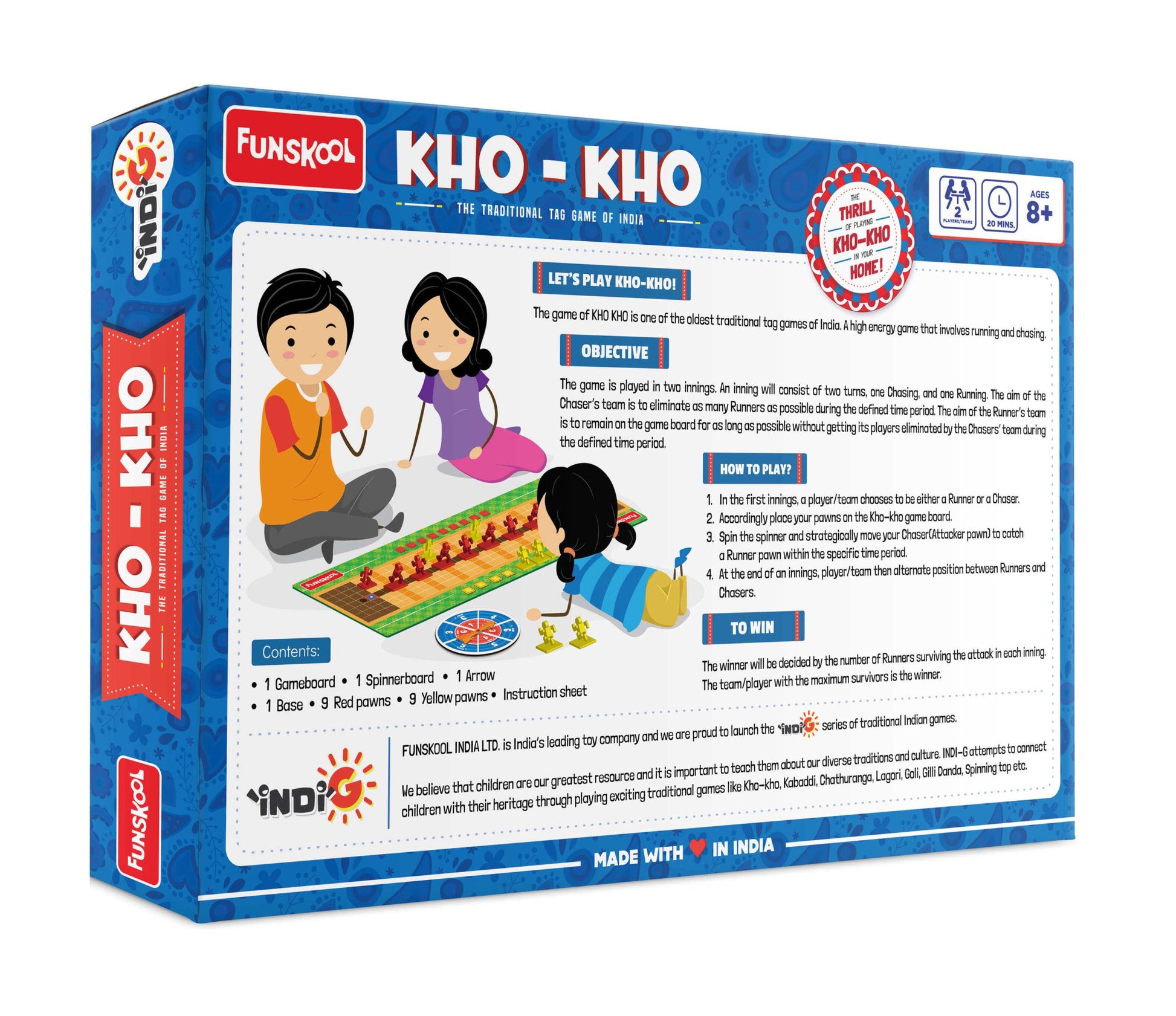Funskool Kho Kho Board Game | Board Detail