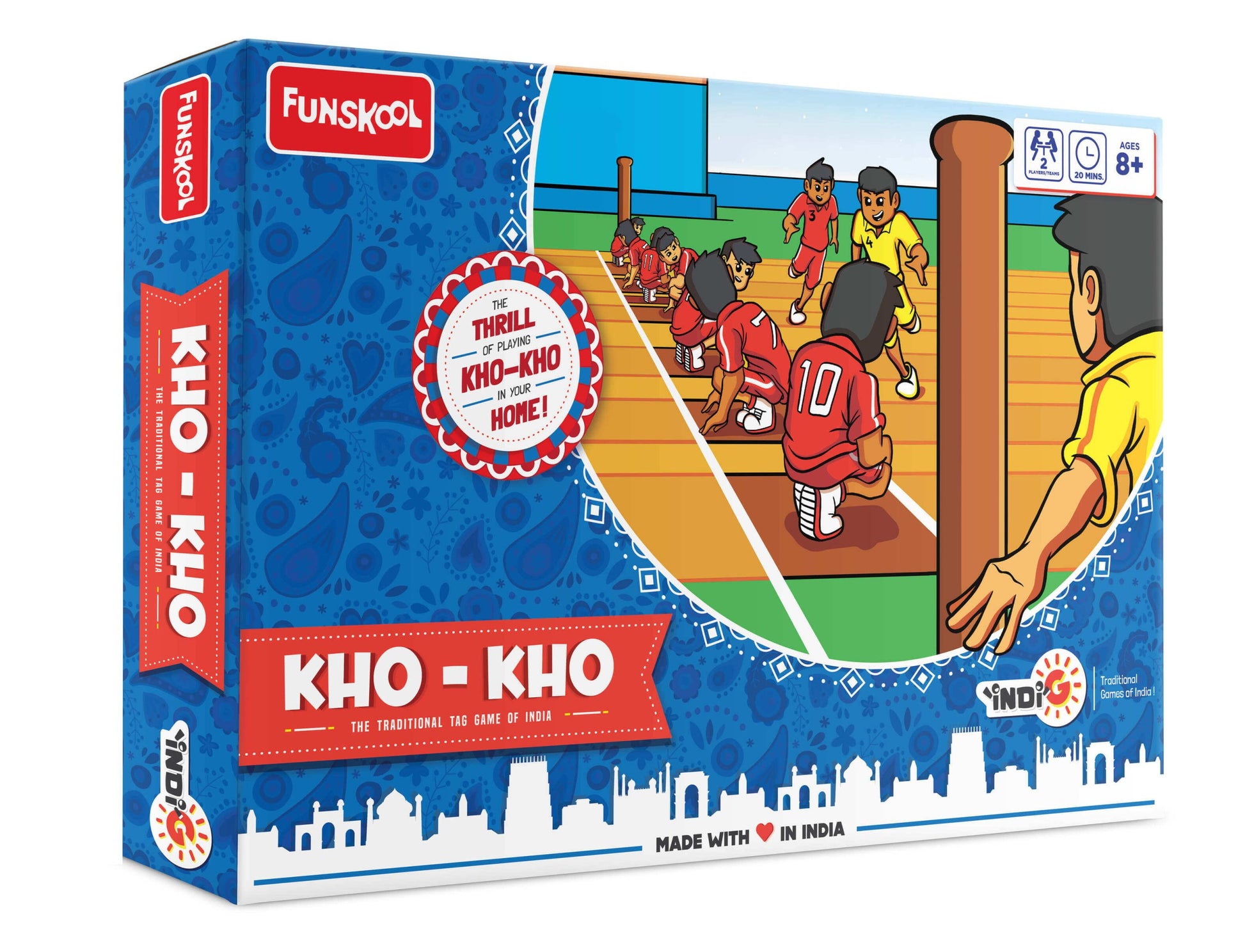 Funskool Kho Kho Board Game | Traditional Indian Tag Sport