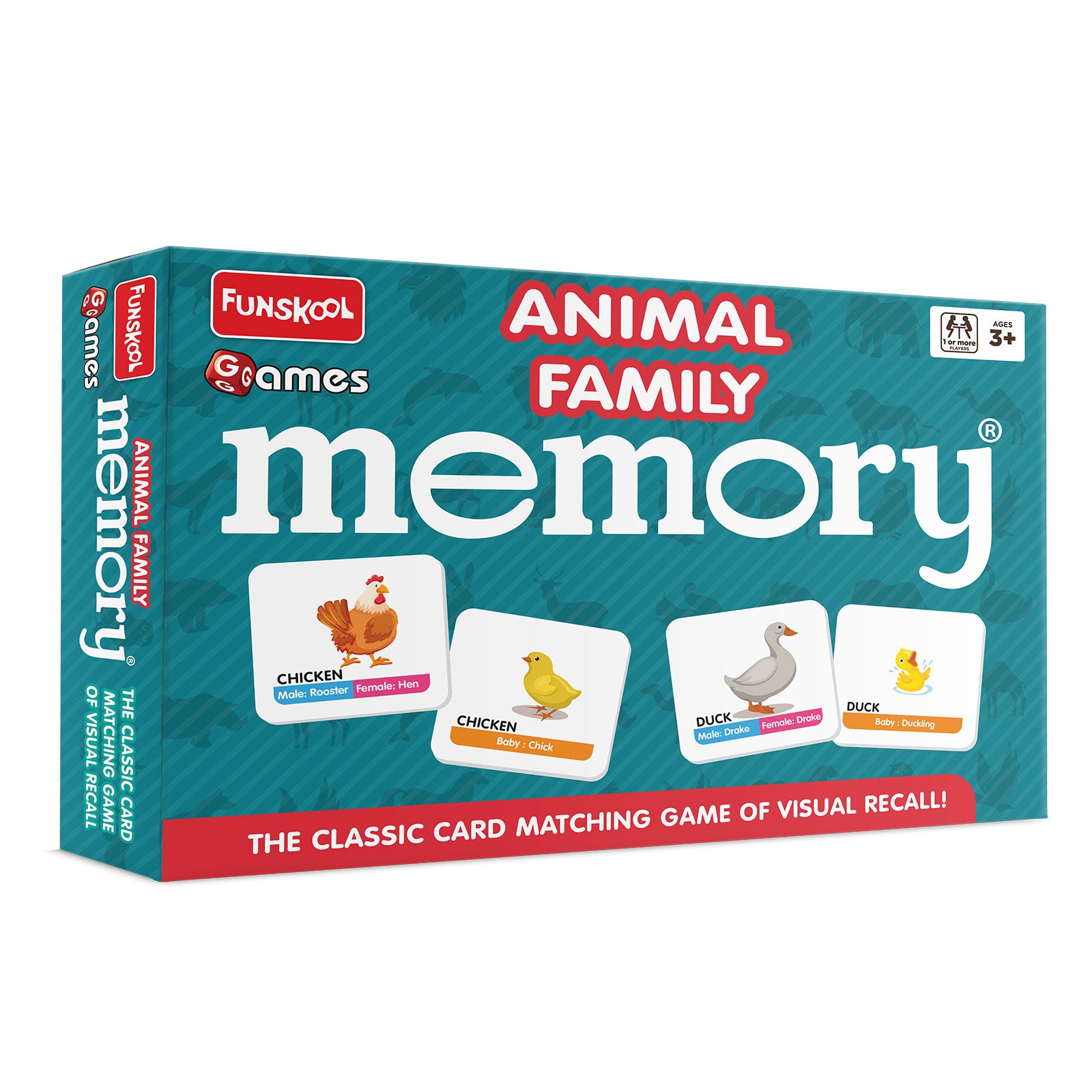 Funskool Memory Animal Family Game: Engaging Educational Visual Recall for Kids