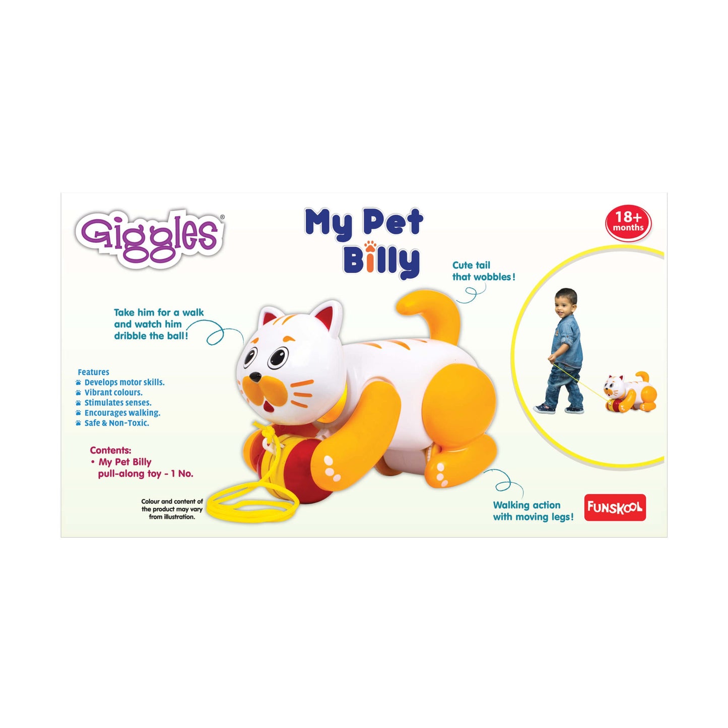 My Pet Billy Cat | Packaging Back View